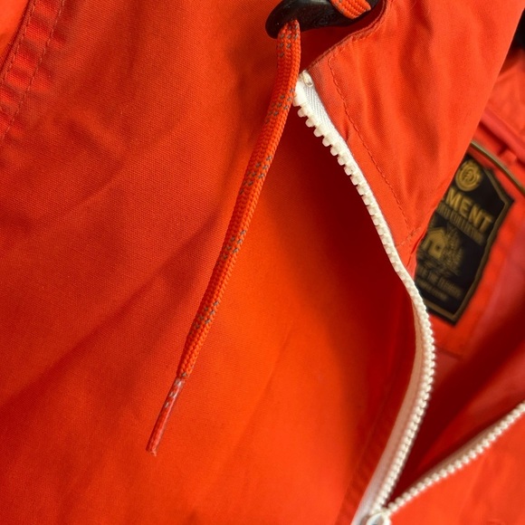 Orange Hooded Women's Jacket - Picture 5 of 10